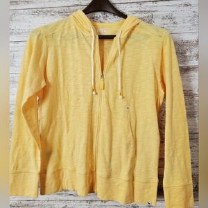 NWT Eddie Bauer Petite Legend Wash Slub Full-Zip Hoodie